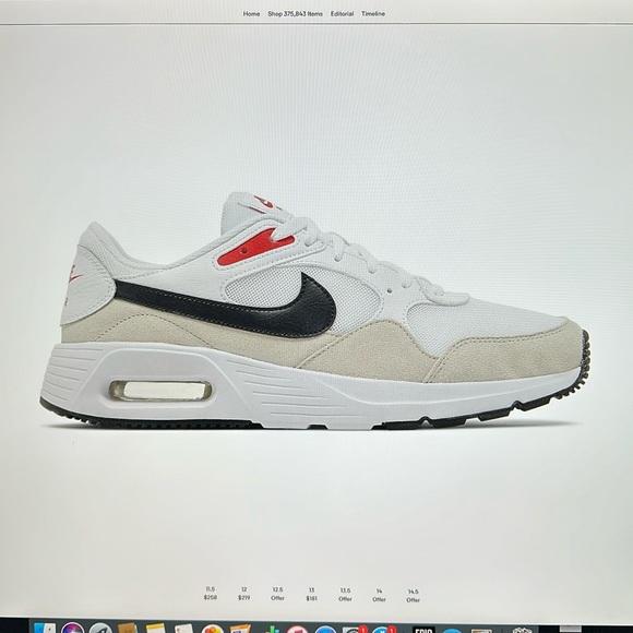2022 Air Max SC ‘ white university red’ - Picture 1 of 10